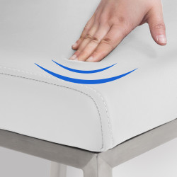 Chaise de salle à manger Colmar, blanche