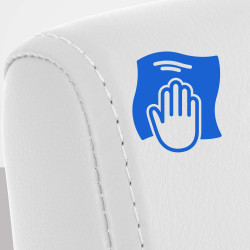 Sedia da pranzo Colmar, bianca