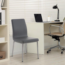 Sedia da pranzo Colmar, grigia