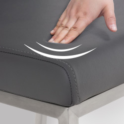 Sedia da pranzo Colmar, grigia