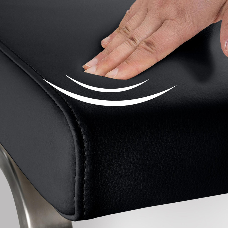 Silla de comedor Belfort, negra