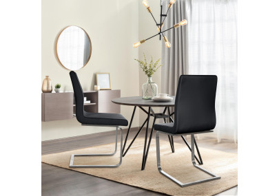 Cadeira de jantar Belfort, preta