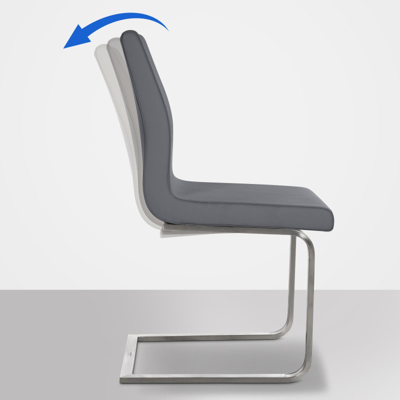 Cadeira de jantar Belfort, cinza