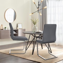 Cadeira de jantar Belfort, cinza