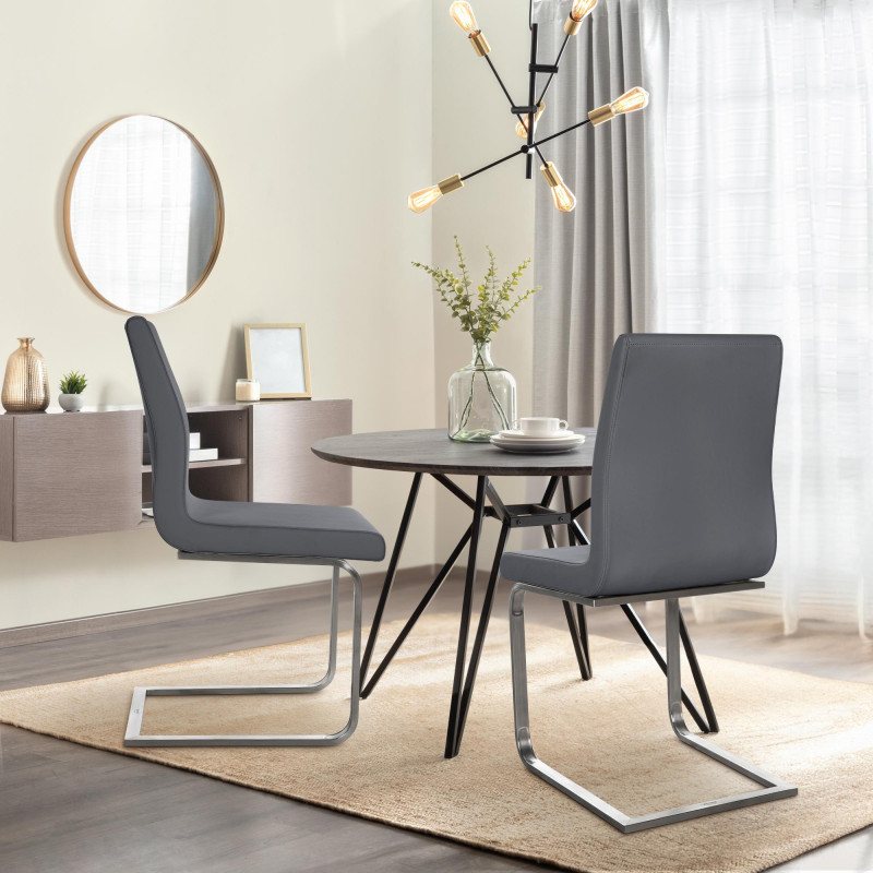 Cadeira de jantar Belfort, cinza