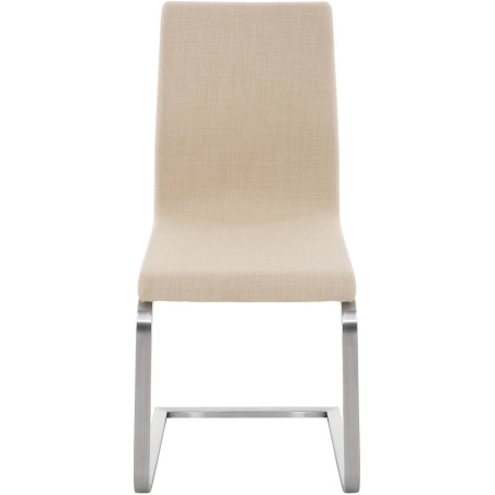 Chaise de salle à manger Belfort, tissu crème