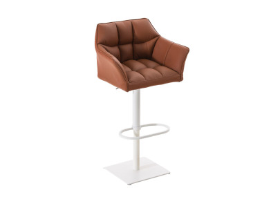 Tabouret de bar Damaso W marron clair