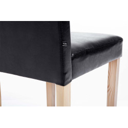 Sedia da pranzo Ina Natura nera