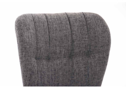 Chaise Elda, tissu : gris clair naturel
