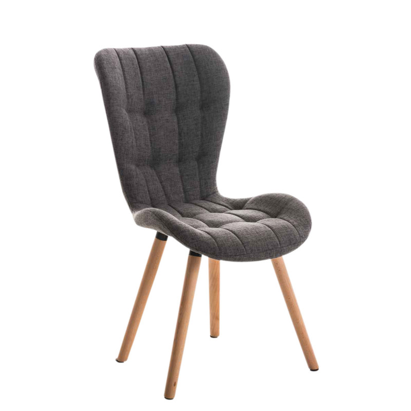 Sedia Elda, tessuto: grigio chiaro naturale