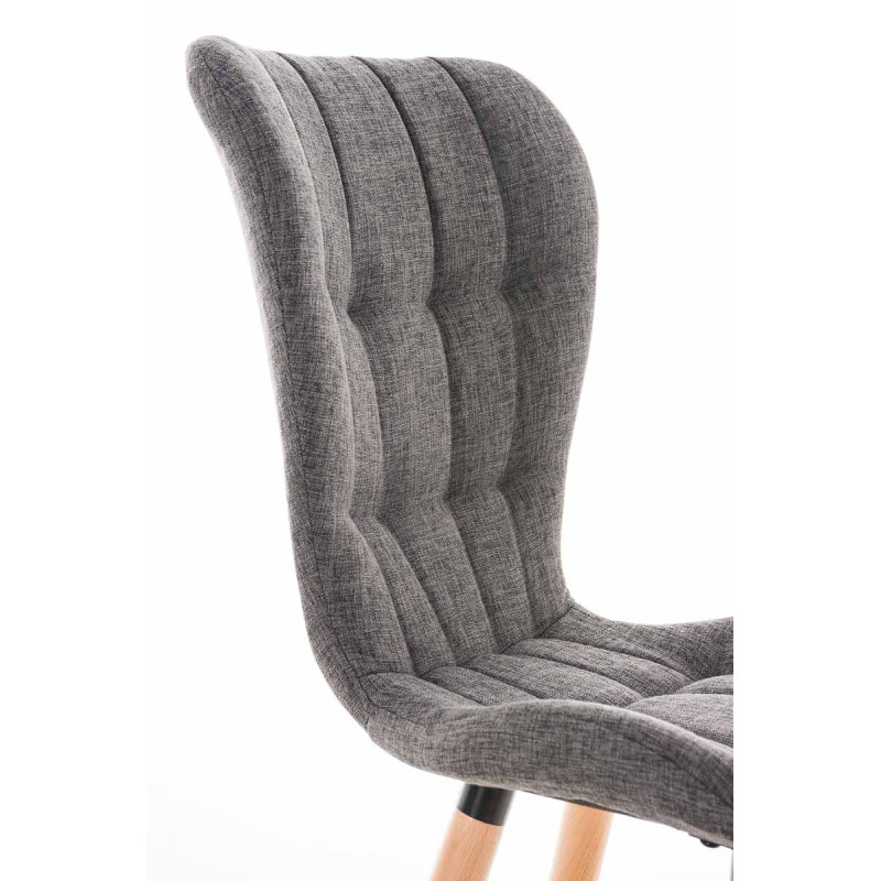 Sedia Elda, tessuto: grigio chiaro naturale