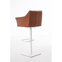 Tabouret de bar Damaso W brun clair