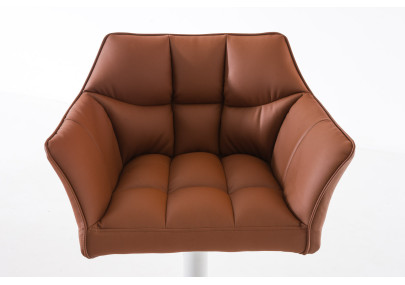 Tabouret de bar Damaso W marron clair