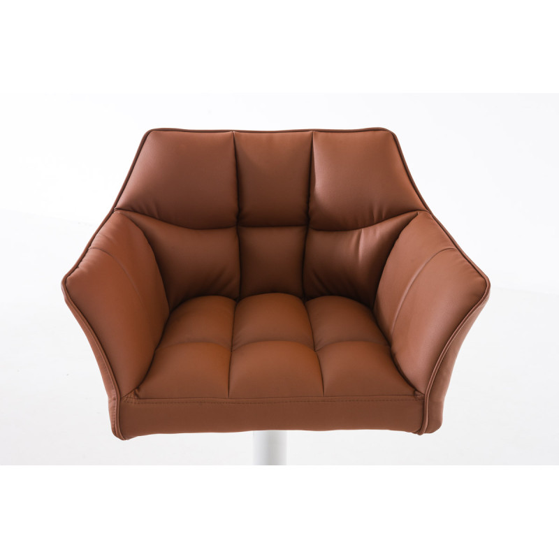 Tabouret de bar Damaso W brun clair