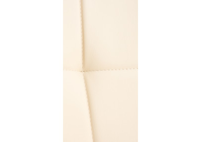 Chaise Elda en polyuréthane, couleur crème naturelle