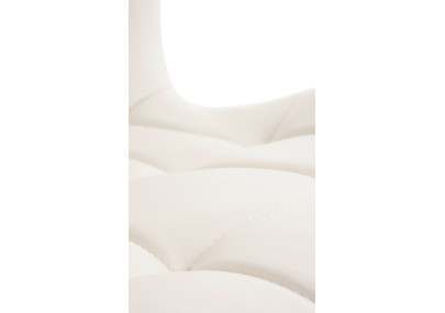 Chaise Elda en polyuréthane blanc naturel