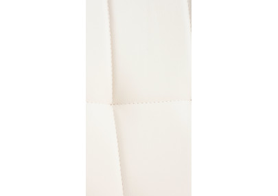 Sedia Elda in poliuretano bianco naturale