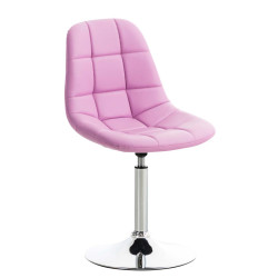 Asiento Emil, polipiel rosa