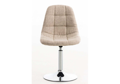 Poltrona Emil, tessuto crema