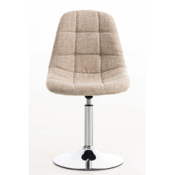 Poltrona Emil, tessuto crema