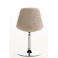 Poltrona Emil, tessuto crema