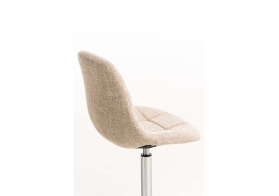 Poltrona Emil, tessuto crema