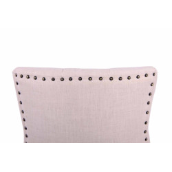 Silla de comedor Aberdeen, tela crema antigua