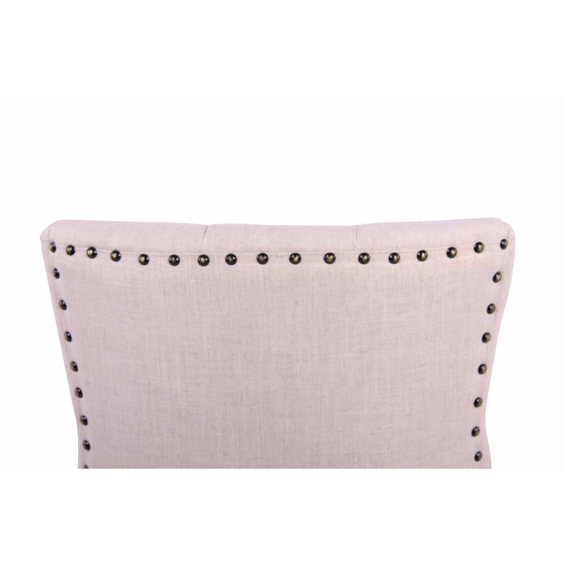 Silla de comedor Aberdeen, tela crema antigua