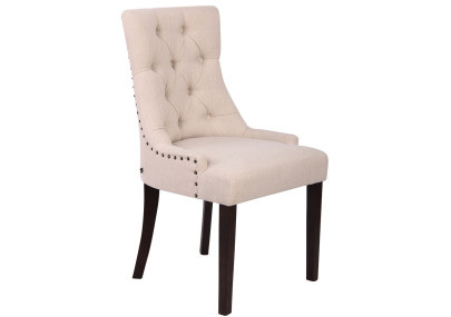 Chaise de salle à manger Aberdeen, tissu crème antique
