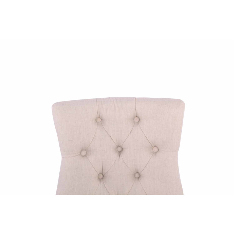 Chaise de salle à manger Aberdeen, tissu crème clair antique