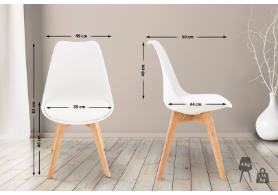 Chaise Linares blanche