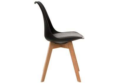 Chaise Linares, noire