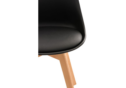 Silla Linares, negra