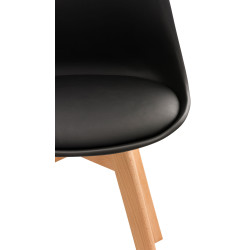 Silla Linares, negra