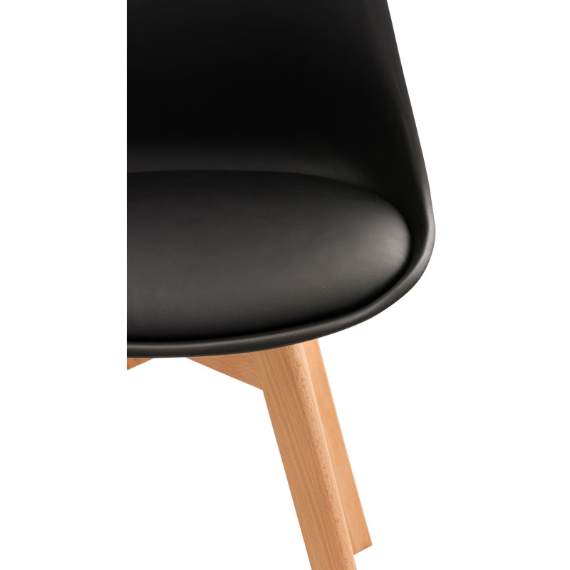 Silla Linares, negra