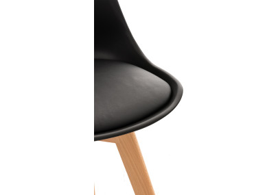 Chaise Linares, noire