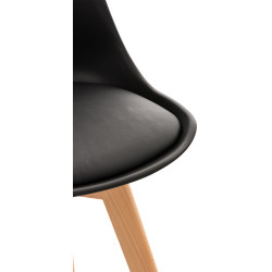 Silla Linares, negra