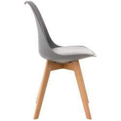 Chaise Linares, cinza