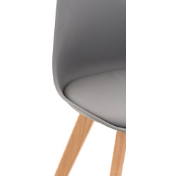 Chaise Linares, cinza