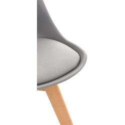 Chaise Linares, cinza