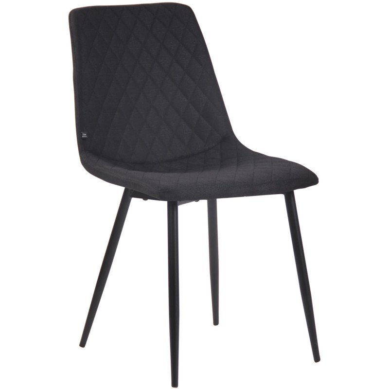 Chaise Telde, tecido preto