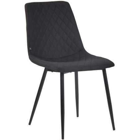Chaise Telde, tecido preto