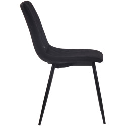 Chaise Telde, tecido preto