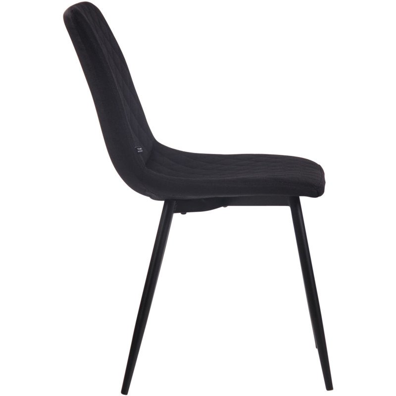 Chaise Telde, tecido preto