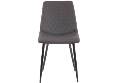 Silla Telde, tela gris oscuro