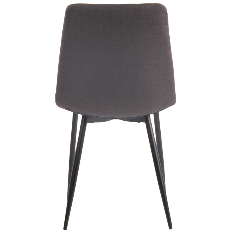 Silla Telde, tela gris oscuro