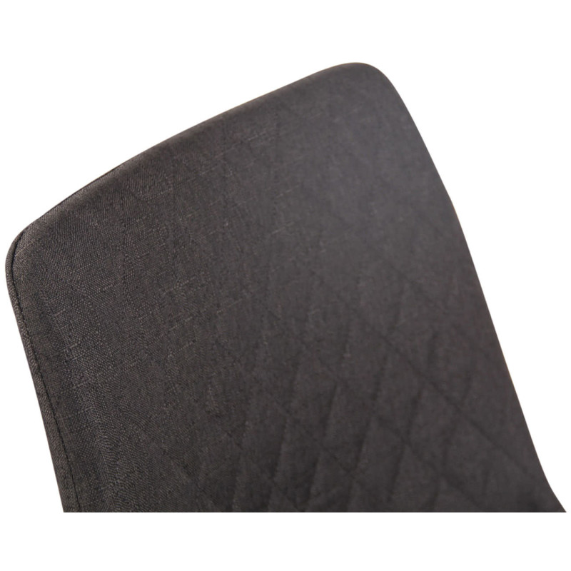 Silla Telde, tela gris oscuro