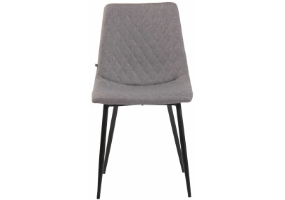 Chaise Telde, tissu gris