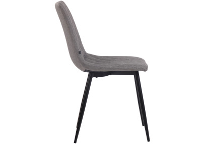 Chaise Telde, tissu gris