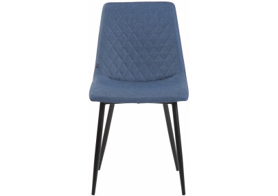 Chaise Telde, tissu bleu